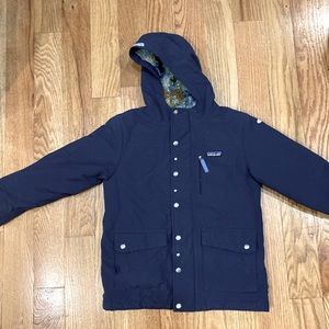 Boys Patagonia Navy Infurno Coat Small (7-8)